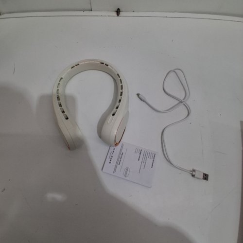 PORTABLE BLADELESS RECHARGEABLE R5 NECK FAN - WHITE image 3