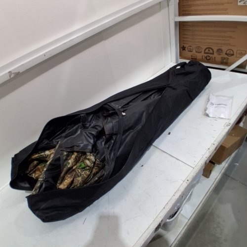 FUNHORUN PORTABLE POP-UP 360° SEE-THROUGH HUNTING BLIND - 2-3 PERSON - 58" X 58" X 66" - CAMOUFLAGE (MODEL: FUNHORUNDOUBLE01) image 2