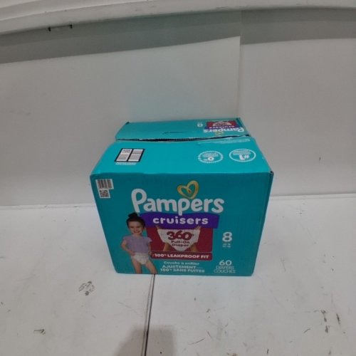 60PK PAMPERS CRUISERS 360* PULL-ON DIAPERS - SIZE 8 image 2