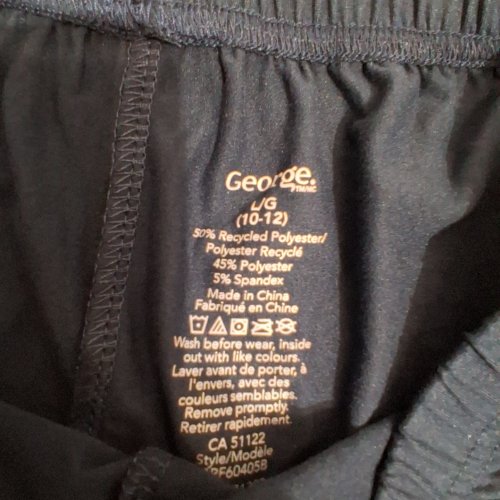 BOYS GEORGE SHORTS - L (10-12) - NAVY image 3