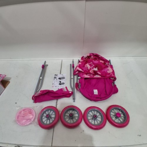 BAYER SMARTY - DOLL STROLLER - PINK image 2