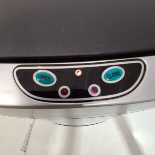 BIGACC ELECTRONIC SENSOR STAINLESS STEEL HAND FREE TOUCHLESS MOTION SENSOR GARBAGE CAN - 50L - SILVER image 2