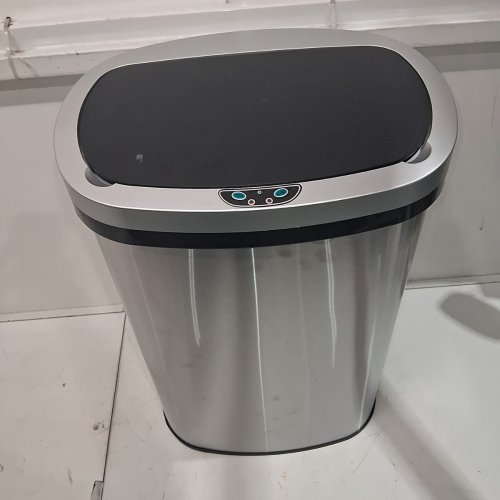 BIGACC ELECTRONIC SENSOR STAINLESS STEEL HAND FREE TOUCHLESS MOTION SENSOR GARBAGE CAN - 50L - SILVER image 3