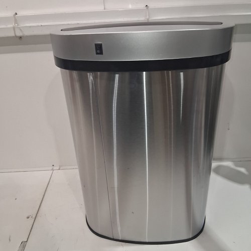 BIGACC ELECTRONIC SENSOR STAINLESS STEEL HAND FREE TOUCHLESS MOTION SENSOR GARBAGE CAN - 50L - SILVER image 5