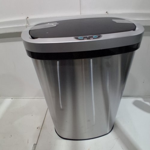BIGACC ELECTRONIC SENSOR STAINLESS STEEL HAND FREE TOUCHLESS MOTION SENSOR GARBAGE CAN - 50L - SILVER image 7