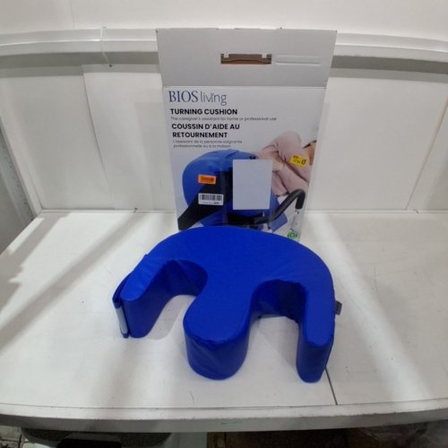BIOS LIVING PU LEATHER TURNING CUSHION AID - 18" X 13" - BLUE (MODEL: 30H) image 2