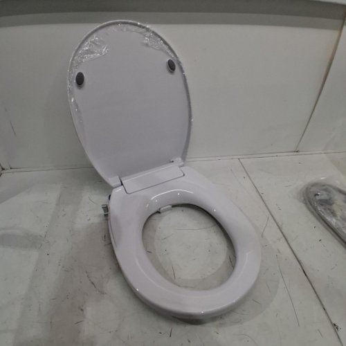 GARVEE BIDET ROUND TOILET SEAT WITH ADJUSTABLE SPRAY PRESSURE - WHITE (MODEL: PHO_0XYKXH95) image 4