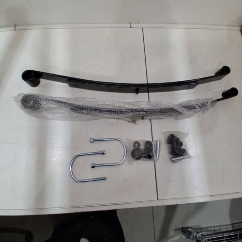 2PK TRAILER LEAF SPRING 2 LEAF SPRING - FITS E-Z-GO RVX 2008 OR NEWER - BLACK image 2