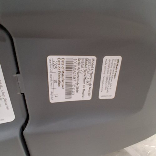 UPPABABY MESA V3 INFANT CAR SEAT WITH SMARTSECURE - 4LBS-35LBS CAPACITY - CHARCOAL/JAKE (MODEL:1003-MSA-CA-JKE) image 2
