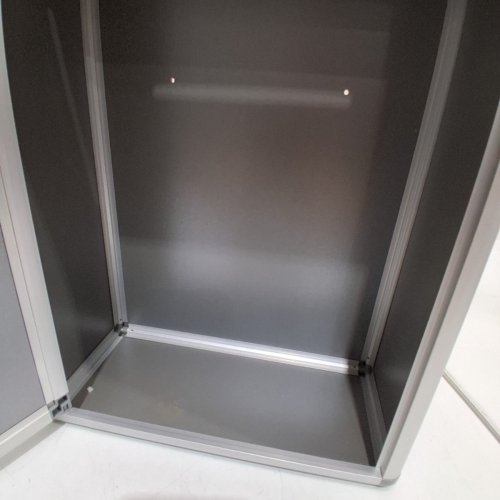 LOCKABLE WALL MOUNTED MAILBOX WITH KEYS - 9.5" X 12.5" X 4.25" - SLIVER/GREY image 6