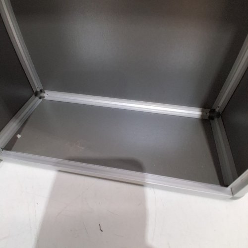 LOCKABLE WALL MOUNTED MAILBOX WITH KEYS - 9.5" X 12.5" X 4.25" - SLIVER/GREY image 7