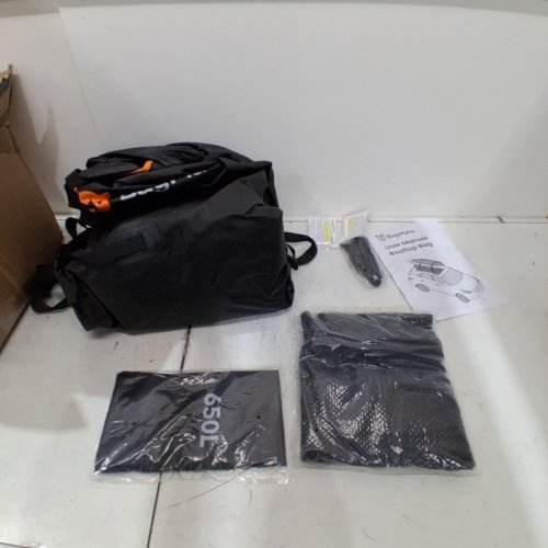 BAGMATE WATERPROOF HEAVY DUTY ROOFTOP CARGO BAG CARRIER - 650L - BLACK image 2