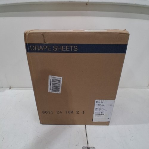 100PK BODYMED 2-PLY WHITE TISSUE DRAPE SHEETS - 40" X 48" - WHITE (ITEM: ZZR300) image 4