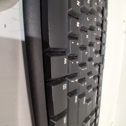 3PC LOGITECH FULL-SIZE WIRELESS KEYBOARD AND MOUSE COMBO WITH DONGLE - BLACK (MODEL: MK270) image 5