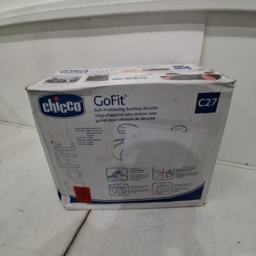 CHICCO GOFIT BELT-POSITIONING BACKLESS BOOSTER - 40-110LBS MAX - RED/BLACK (MODEL: 7976492) image 6