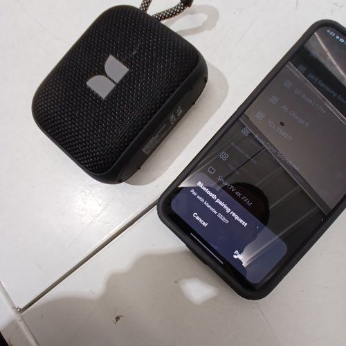 MONSTER S520 WIRELESS PORTABLE BLUETOOTH SPEAKER - BLACK (MODEL: MS62164) image 2