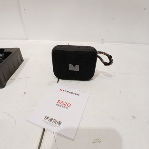 MONSTER S520 WIRELESS PORTABLE BLUETOOTH SPEAKER - BLACK (MODEL: MS62164) image 4