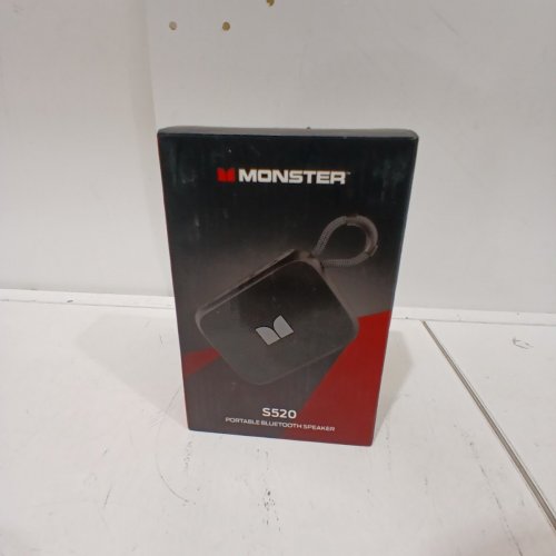 MONSTER S520 WIRELESS PORTABLE BLUETOOTH SPEAKER - BLACK (MODEL: MS62164) image 6