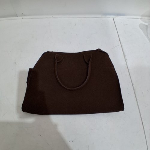 FAUX SUEDE TOTE BAG - BROWN image 2