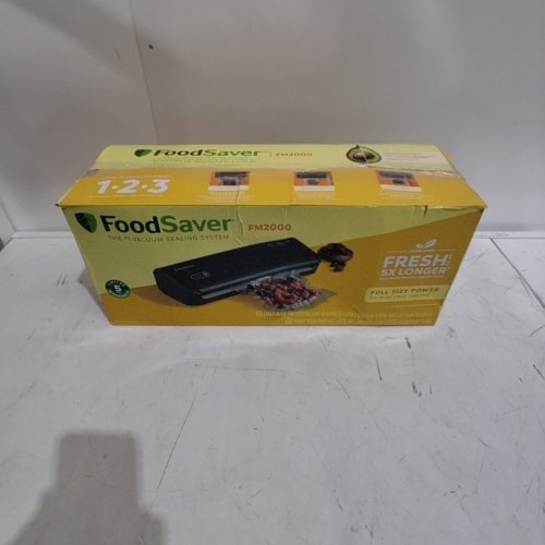 FOODSAVER VACUUM SEALING SYSTEM - BLACK - (FM2000-033) image 4