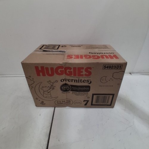 68PK HUGGIES DISNEY BABY OVERNITES ALL-NIGHT PROTECTION AND COMFORT - SIZE 7 (41LB+) image 3