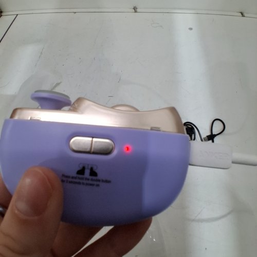 ELECTRIC NAIL CLIPPER AND GRINDER - 5V- PURPLE (MODEL: CH-705) image 2