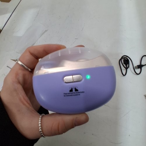 ELECTRIC NAIL CLIPPER AND GRINDER - 5V- PURPLE (MODEL: CH-705) image 3