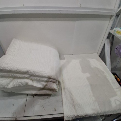 3PC PHF SOFT WAFFLE COMFORTER SET - QUEEN/FULL - CREAM image 2