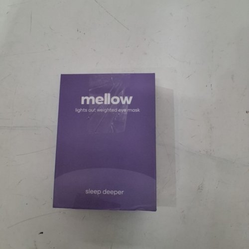 MELLOW BLACKOUT DEEP SLEEP WEIGHTED EYE MASK - ONE SIZE FITS MOST - BLACK image 3