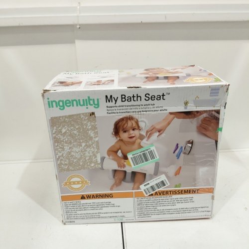 SUMMER BY INGENUITY MY BATH SEAT, SUPPORTS TRANSITION TO ADULT TUB - AGES 5-10M - GREY image 3