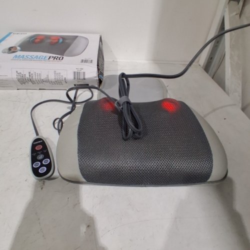 HOMEDICS SHIATSU VIBRATION HEAT MASSAGE PILLOW WITH REMOTE - GRAY (MODEL: SP-125H) image 4