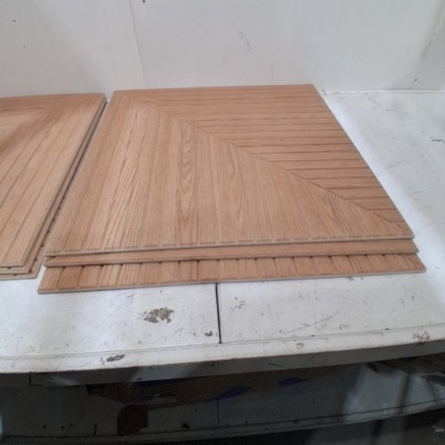 6PK ART3D SELF-ADHESIVE ACOUSTIC WALL PANELS - 24" - LIGHT WOOD GRAIN (STYLE: WOOD GRAIN AIRBRUSH) image 4