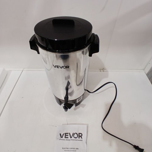 VEVOR COMMERCIAL COFFEE URN DISPENSER/ELECTRIC BOILER FOR FAST BREW - 40 CUPS - STAINLESS STEEL/BLACK (MODEL: FCMLA042) image 3