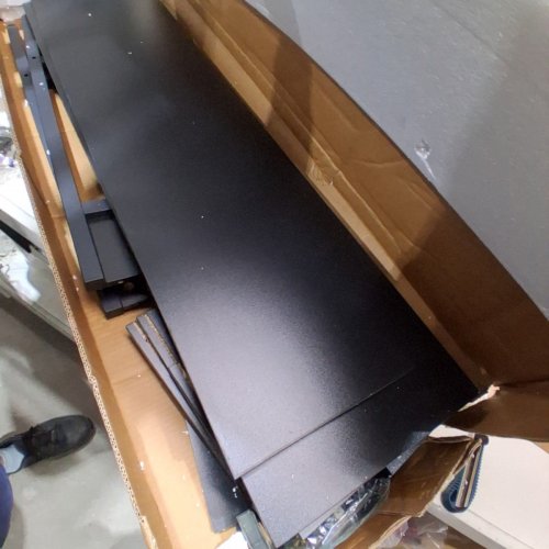 MAHANCRIS NARROW CONSOLE TABLE WITH 3 DRAWERS - BLACK (MODEL: CTHB5201) image 2