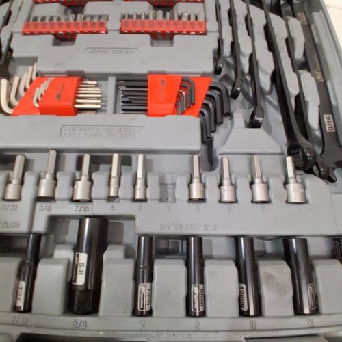 155PC INGERSOLL RAND MASTER MECHANIC'S TOOL SET WITH CASE - GREY/BLACK (MODEL: 240352/1953158) image 4