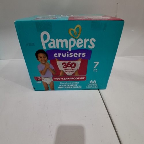 66PK PAMPERS CRUISERS 360° DIAPERS - SIZE 7 image 3