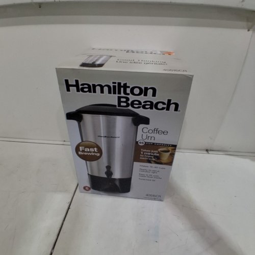 HAMILTON BEACH COFFEE URN - 45 CUP CAPACITY - STAINLESS STEEL (MODEL: 40515CR) image 7