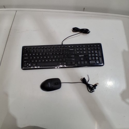 AMAZON BASICS MOUSE & KEYBOARD BUNDLE WIRED - BLACK (MODEL: B00B7GV802 image 3