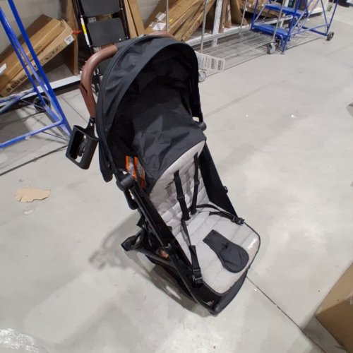 SUMMER BY INGENUITY 3DQUICKCLOSE CS+ COMPACT ONE TOUCH FOLDING STROLLER - 50LBS MAX - BLACK/grey (MODEL: 31900) image 2