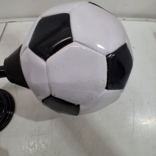 SOCCER BALL TRAINER SPINNING DEVICE - 17" - BLACK / WHITE image 3