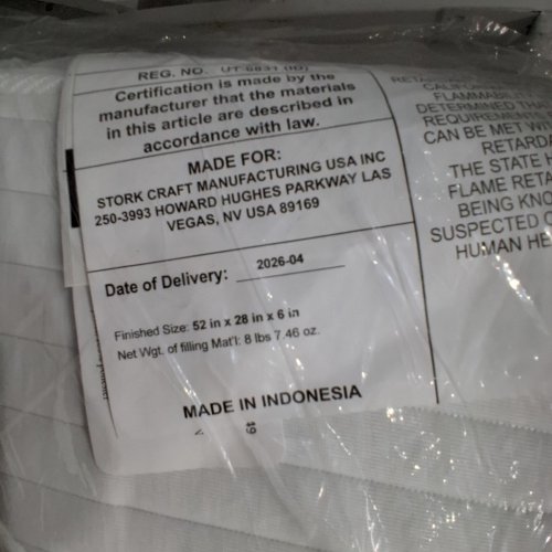 GRACO ULTRA 2-IN-1 PREMIUM DUAL-SIDED CRIB & TODDLER MATTRESS -52" X 28" - WHITE (MODEL: ‎06710-410) image 4