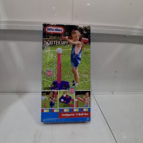 LITTLE TIKES TOTSPORTS T-BALL SET WITH 5 BALLS - PINK/PURPLE (MODEL: 642760) image 4