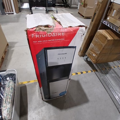 FRIGIDAIRE HOT AND COLD WATER DISPENSER - 5 GALLON - STAINLESS STEEL/BLACK (MODEL: EFWC505) image 5