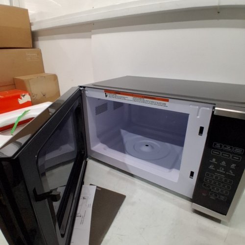 CHEFMAN 10 POWER LEVELS ECO MODE CHILD SAFETY LOCK COUNTERTOP MICROWAVE - 1000W - 1.1 CU.FT - STAINLESS STEEL - (MODEL:RJ55-SS-11-CK-CA) image 4