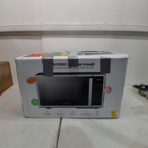 CHEFMAN 10 POWER LEVELS ECO MODE CHILD SAFETY LOCK COUNTERTOP MICROWAVE - 1000W - 1.1 CU.FT - STAINLESS STEEL - (MODEL:RJ55-SS-11-CK-CA) image 5
