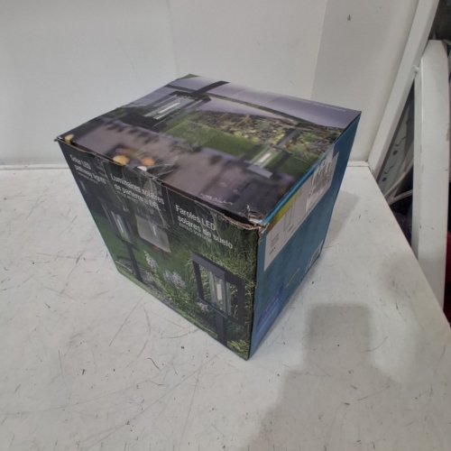 4PK GTX NATURALLY SOLAR POWERED 25LM PATHWAY LIGHTS - 4"X4"X23"- BLACK (MODEL: 1937955) image 5