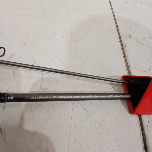 UGLY STIK ELITE SPINNING FISHING ROD - 6FT 6" - ULTRA LIGHT - GREY (MODEL: ‎USELSP662UL) image 6