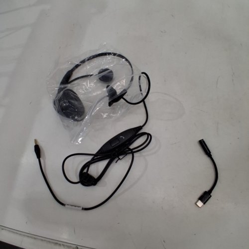CALLEZ USB HEADSET WITH MICROPHONE - NOISE CANCELLING, IN LINE AUDIO CONTROLS, SUPER LIGHTWEIGHT - BLACK (MODEL: C500) image 2
