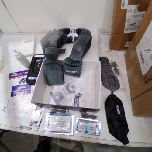 DR-HO'S NECK PAIN PRO ESSENTIAL NECK MASSAGER TENS THERAPY / EMS THERAPY + DR-HO'S PROPRIETARY AMP - OSFM - GREY image 3