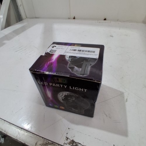LED PORTABLE DISCO PARTY LIGHT - BLACK image 2